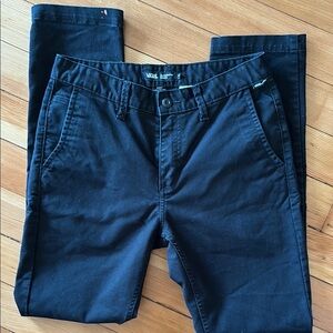 Vans Authentic Chino Black Slim Fit Pants size 30